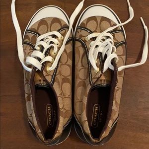 Brand new Coach signature shoes